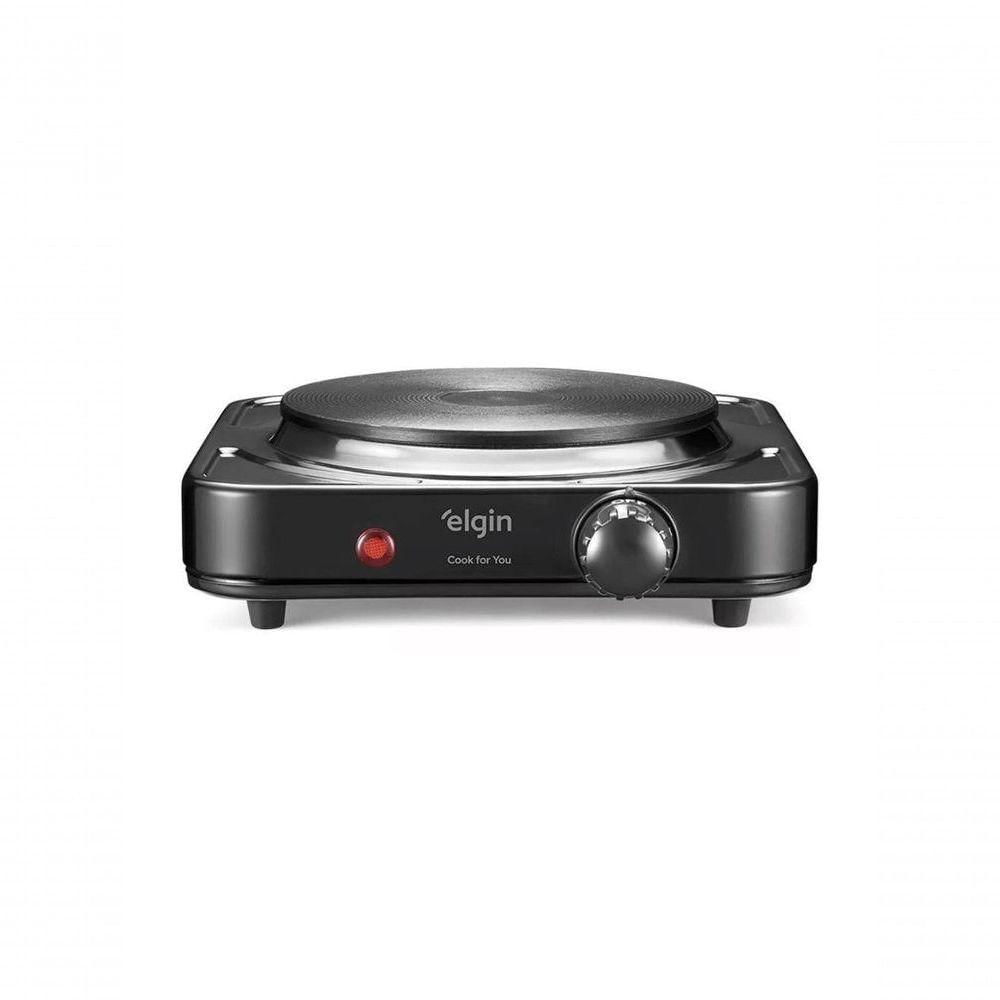 Miniatura Fogao Cooktop Elgin Eletrico Portatil FOG20 1 Boca 1000w - 110V