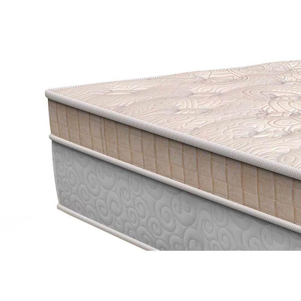 Miniatura Cama Box Casal: Colchão Molas Ensacadas Orthoflex Masterpocket Naturale + Base Clean(138X188)
