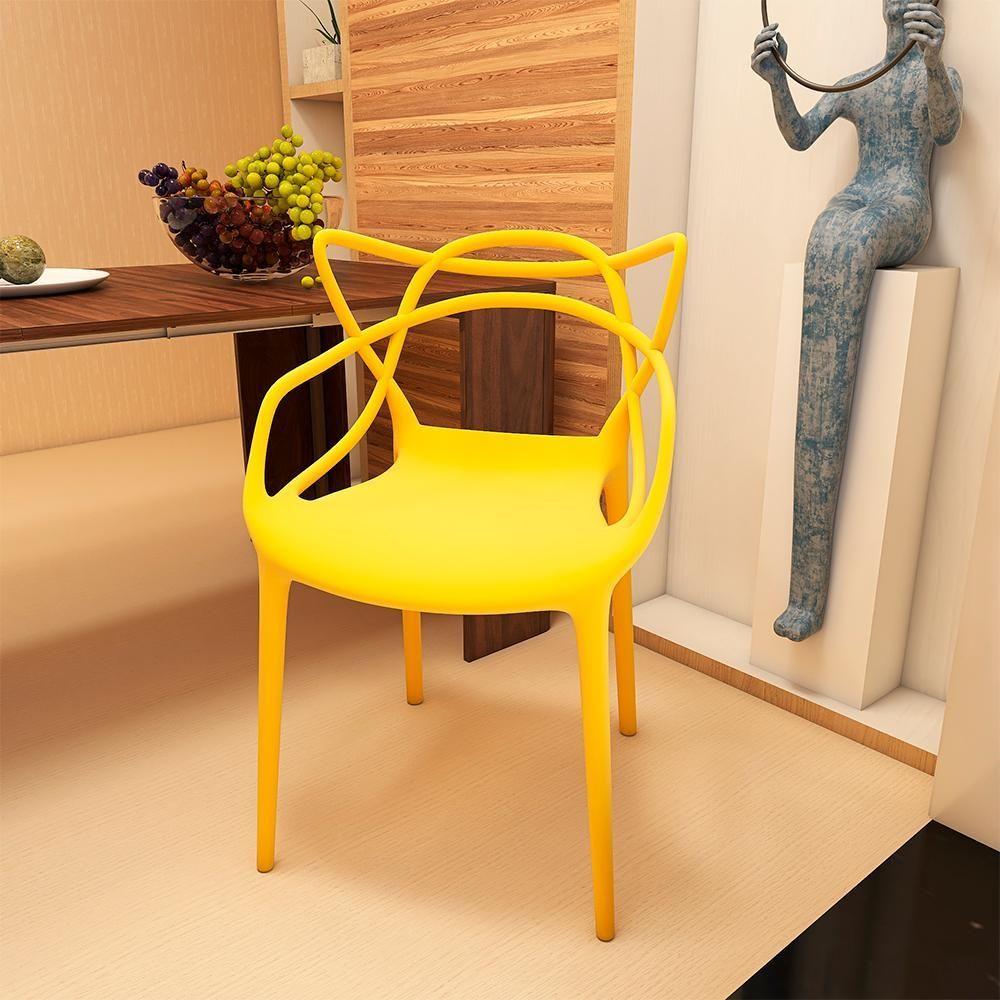Cadeira De Jantar Allegra - Amarela