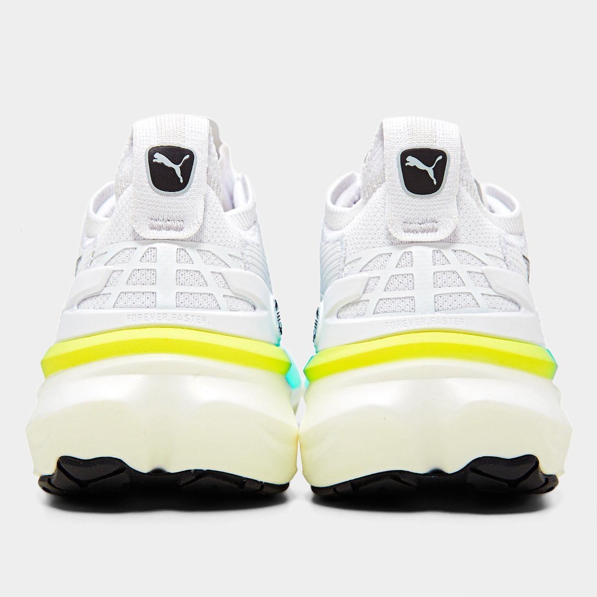 Miniatura Tênis Puma Forever Run Nitro 2 Masculino Branco+Azul - 39