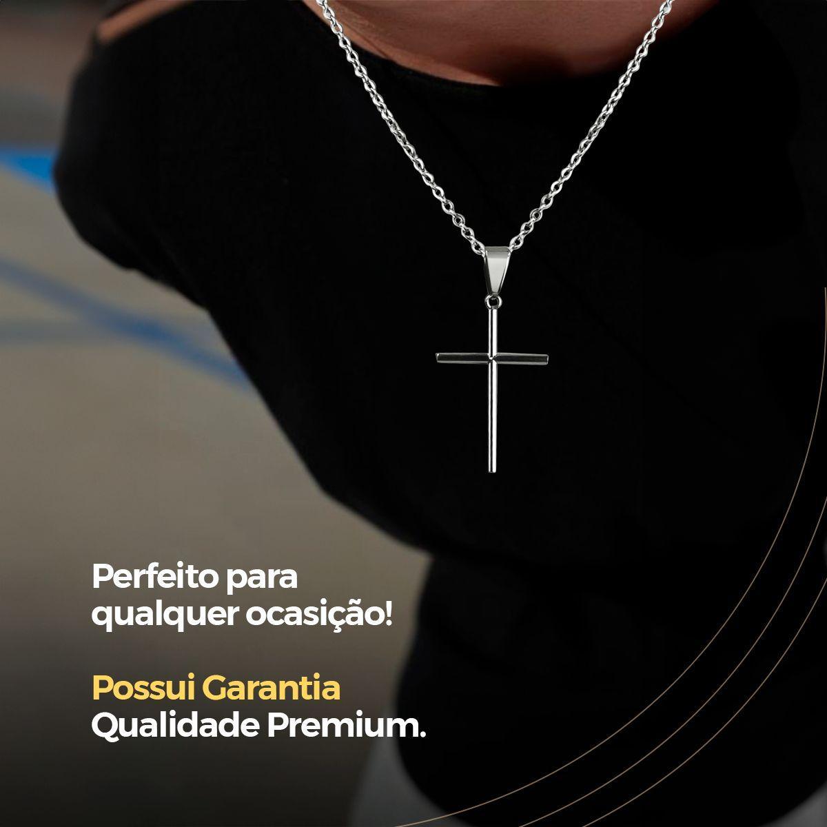 Miniatura Cordão Aço Inoxidável Prata + Caixa Presente Casual Grumet