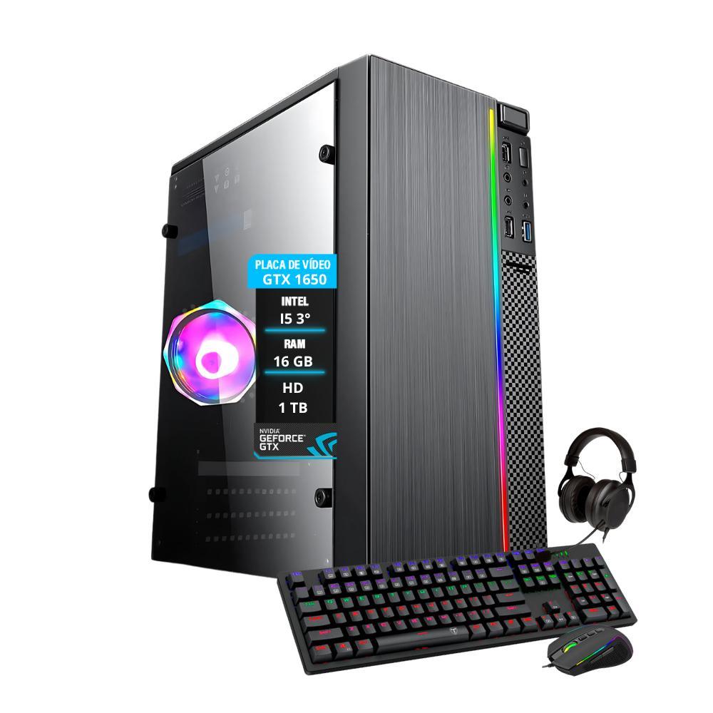 Miniatura Pc Gamer I5 Gtx 1650 Memória 16Gb Ssd 480Gb