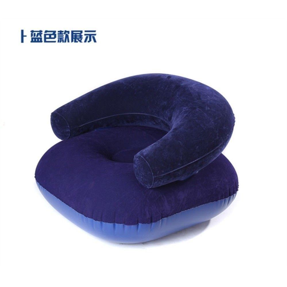 Miniatura Sofa Poltrona Inflavel Ultra Lounge Cadeira Cama Colchao Portatil Com Kit Reparo Luxo