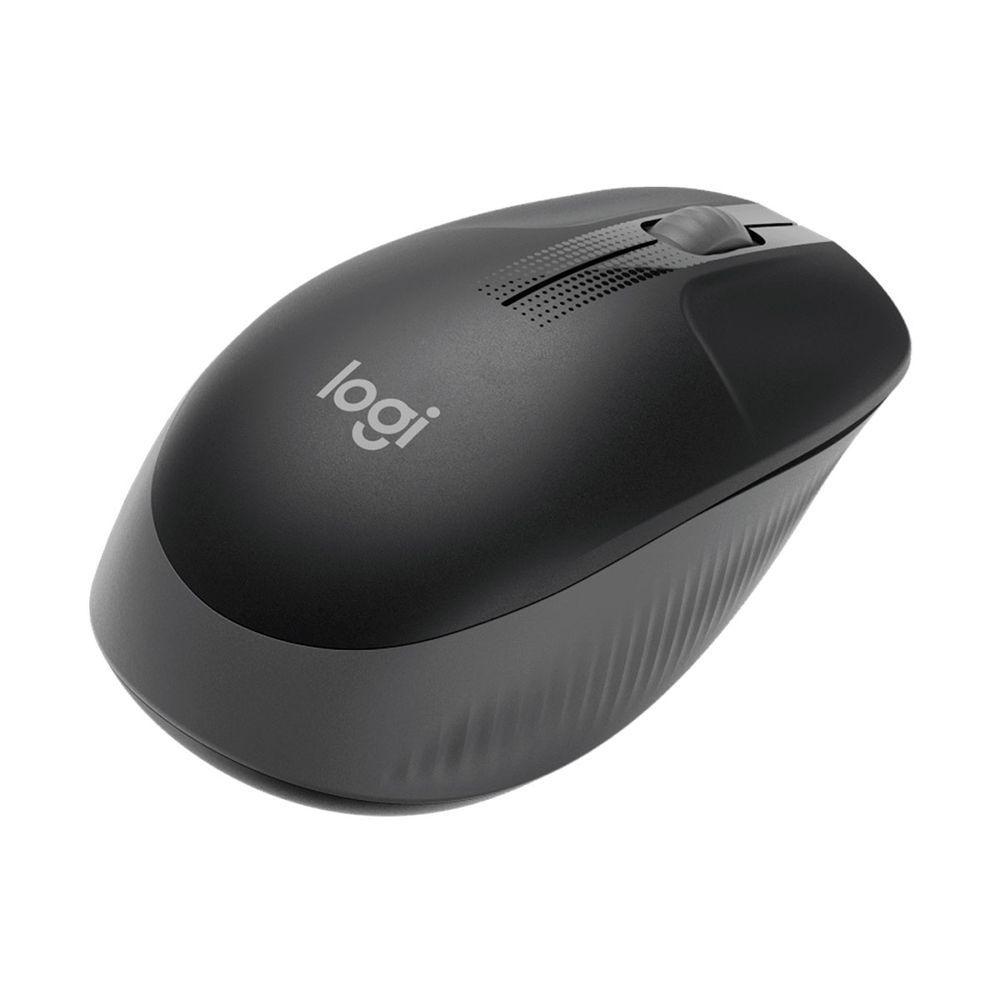 Mouse Wireless Logitech M190, 1000Dpi, Preto E Cinza
