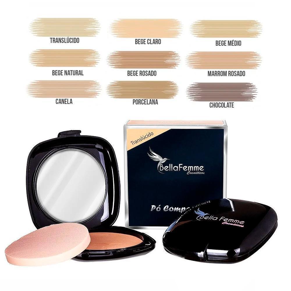 Miniatura Po Compacto Translucido Bella Femme