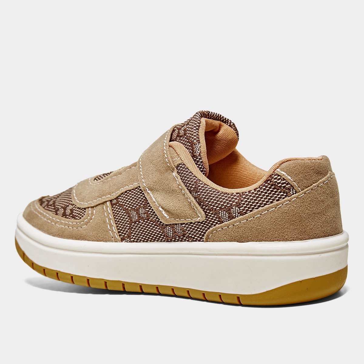 Miniatura Tênis Infantil Kurz Casual Menino Marrom+Verde - 20