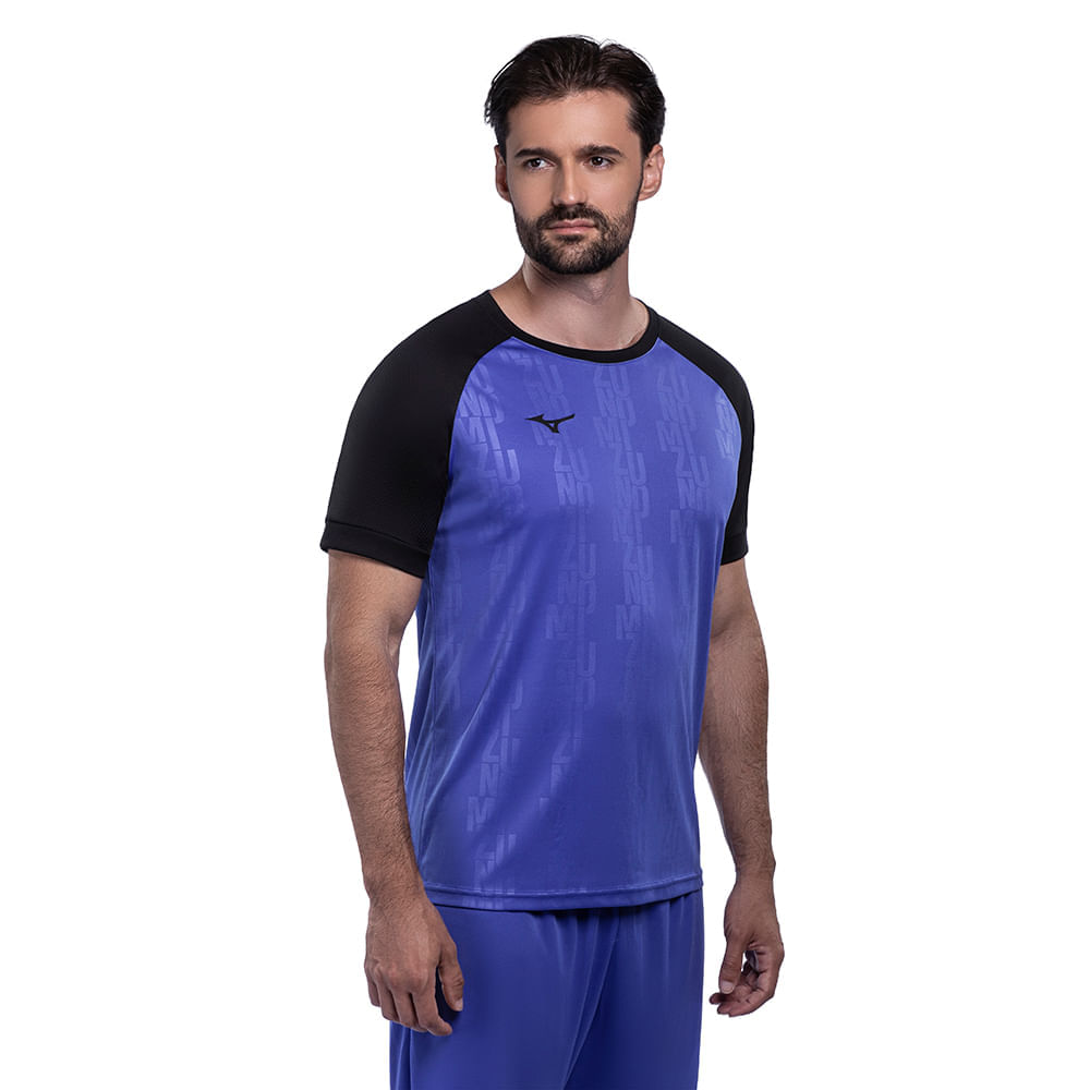 Miniatura Camiseta Mizuno Futebol II Masculina Azul - EG