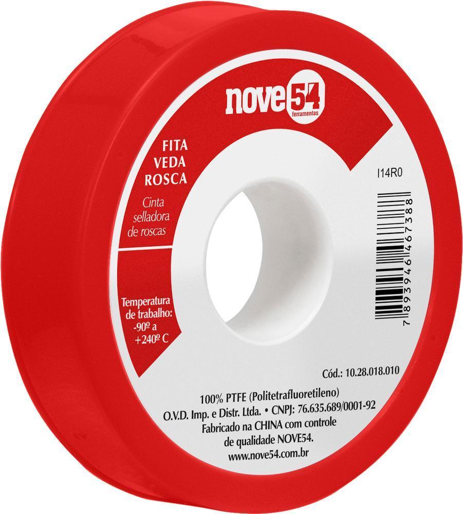 Miniatura Fita Veda Rosca 12Mmx5M Ptfe Teflon - Nove54