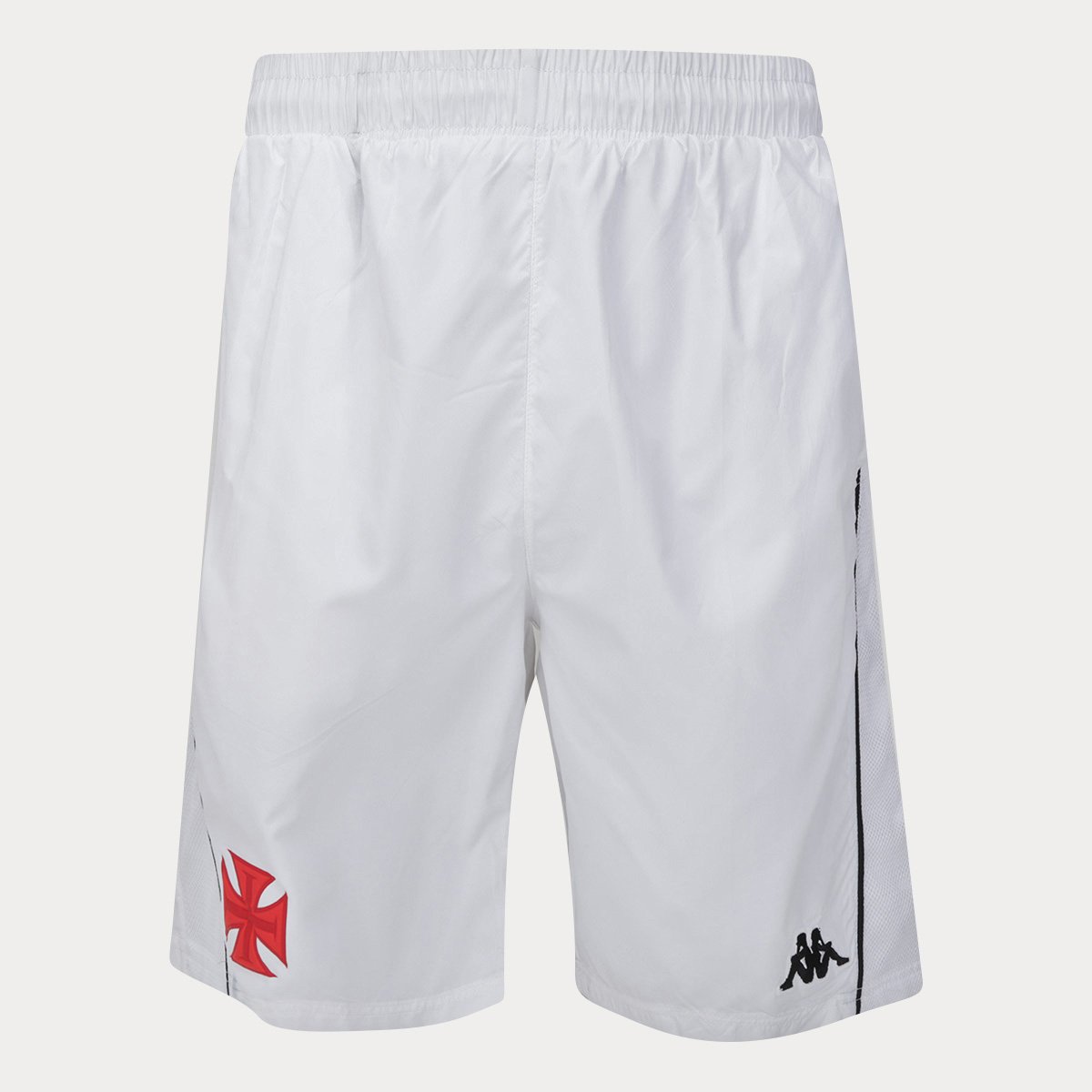 Miniatura Bermuda Vasco da Gama Kappa Supporter Masculina Branco+Preto - EGG