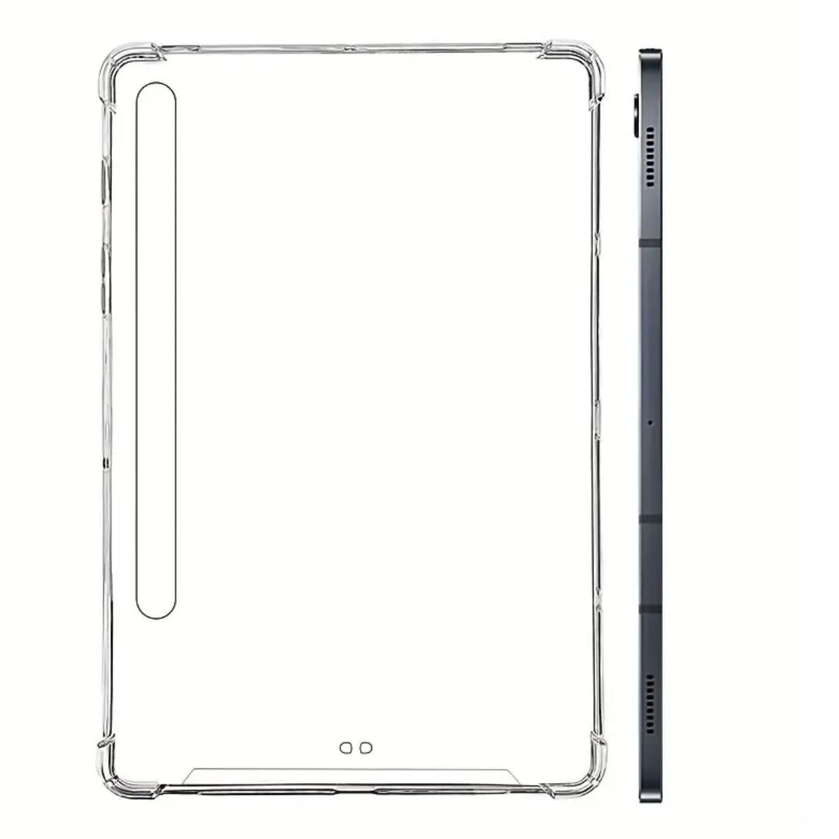 Miniatura Capinha Borda Anti Impacto Para Samsung Galaxy Tab S9+ 12.4