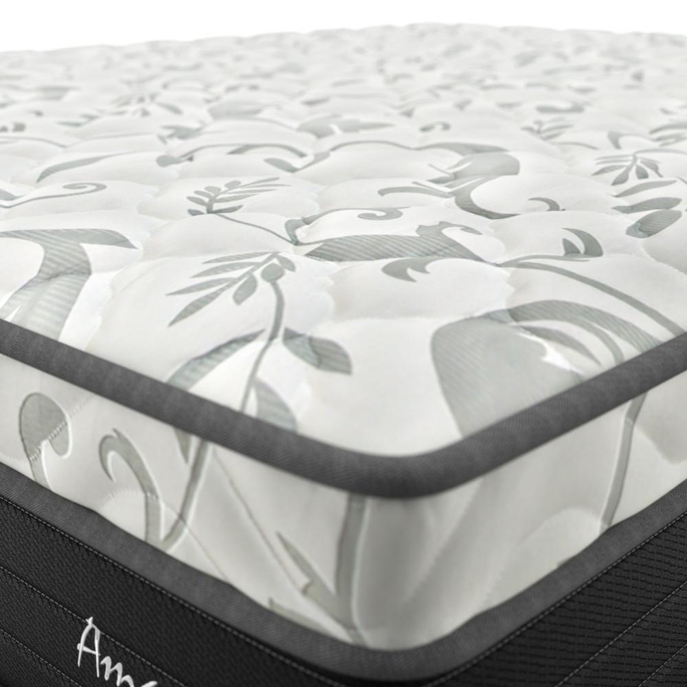 Miniatura Cama Box Queen D33 1,58x1,98x53cm Amarílis Montreal Branco/Preto