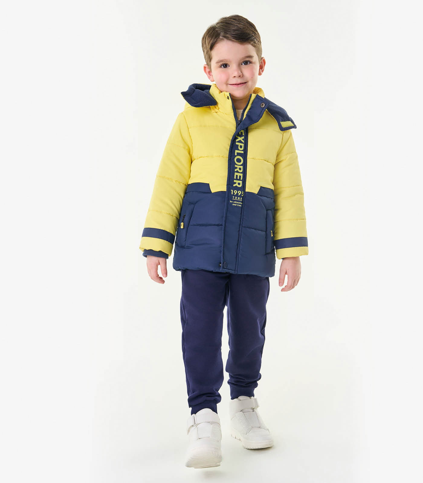 Miniatura Jaqueta Infantil Explorer Trick Nick Amarelo 4