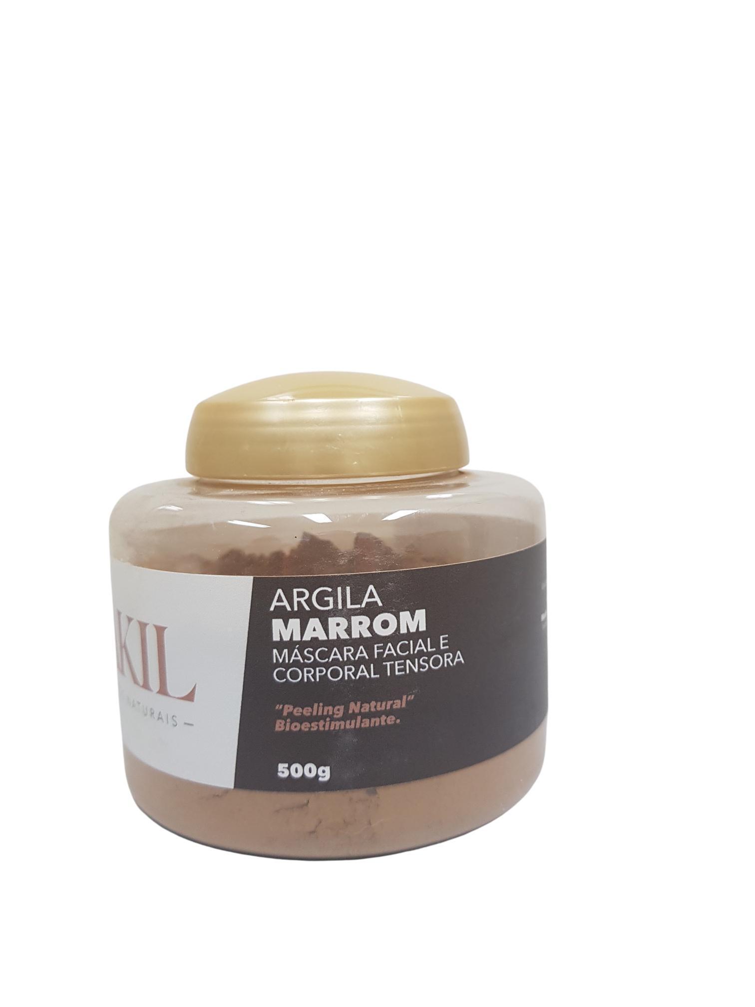 Miniatura Argila Marrom 500 G Rakil - Pura e Eficaz para Acne