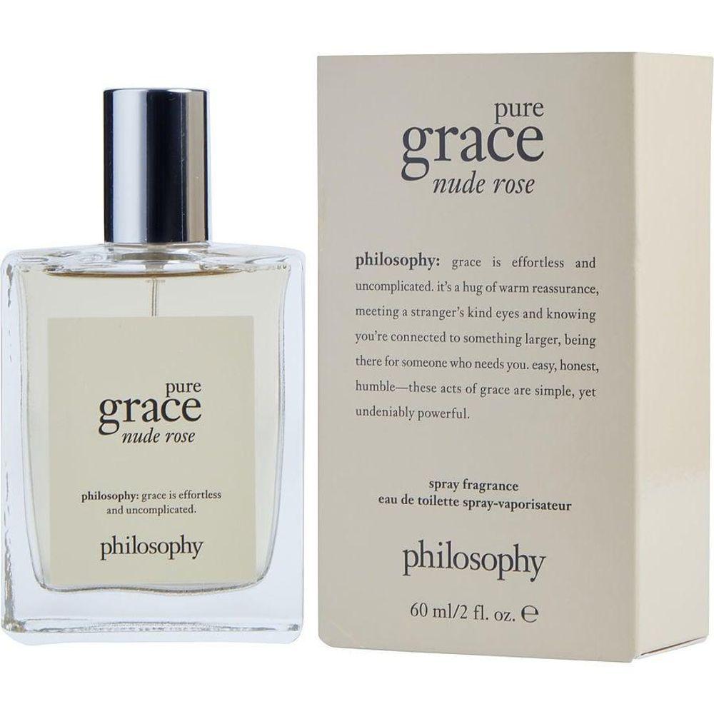 Miniatura Perfume Feminino Philosophy Pure Grace Nude Rose Philosophy Eau De Toilette Spray 60 Ml
