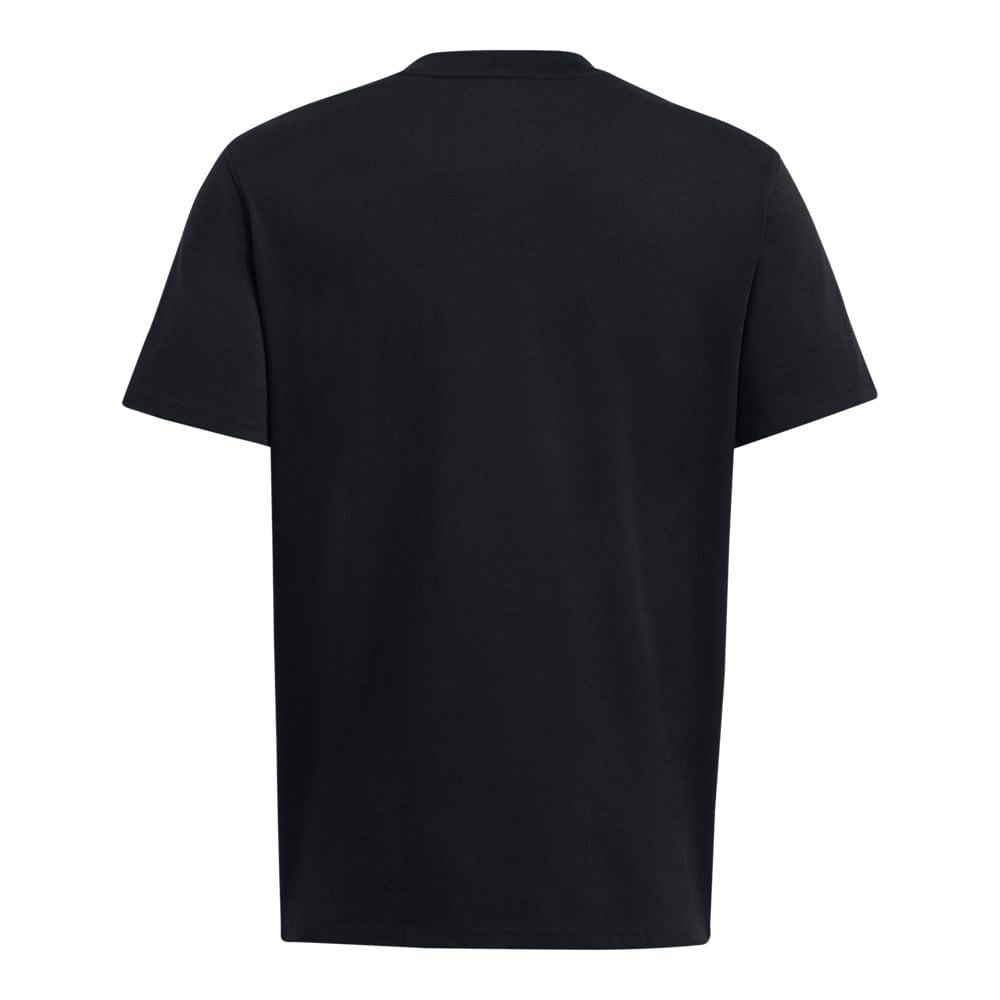 Miniatura Camiseta Under Armour Heavyweight Label 2GG Preto