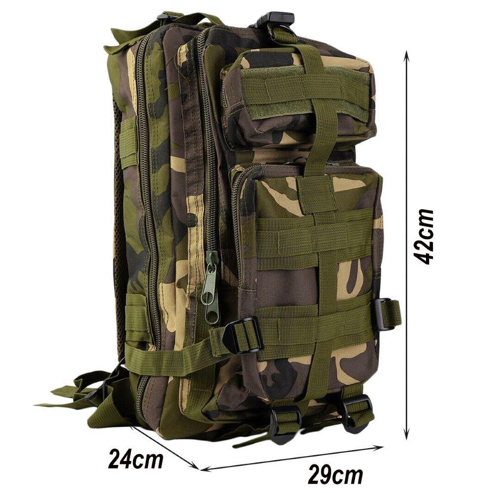 Miniatura Mochila Multiuso Militar Tática 30 Litros Verde