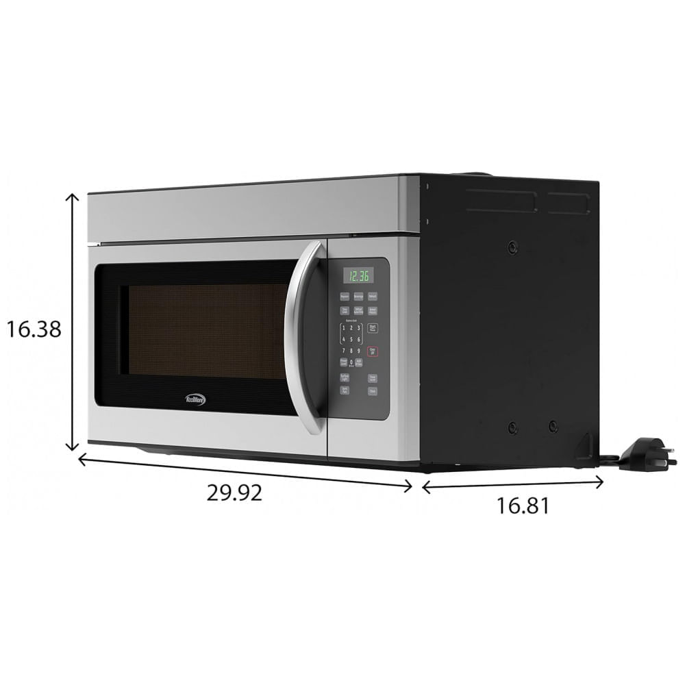 Miniatura Micro ondas de Bancada 45 Litros Multifuncional de Aço Inoxidável, 1000W, 110v, KOOLMORE KM MOT 1SS, Prateado