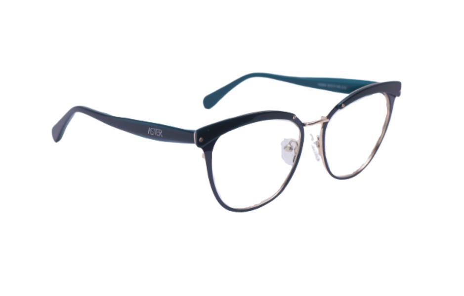 Miniatura Armação Óculos De Grau Acetato Aster 3662 Verde Escuro