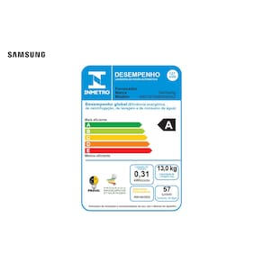 Lava e Seca 13kg Samsung WD13FG Smart AI Control Branca 110V