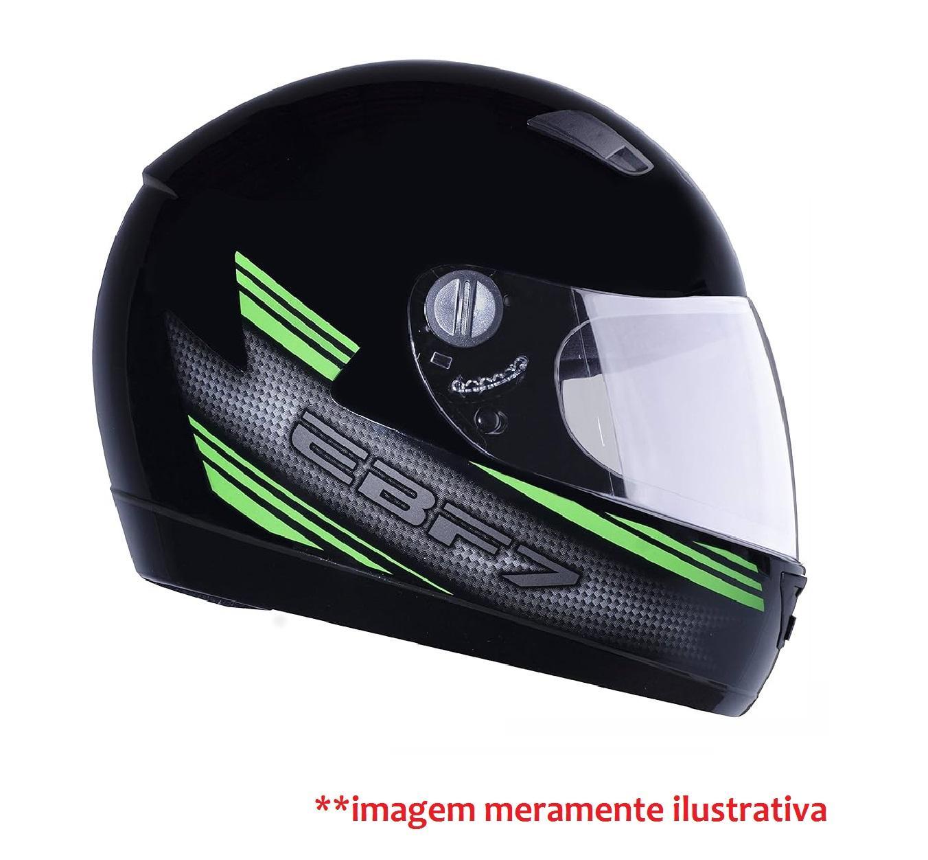 Viseira Capacete Ebf Modelo New Ebf 7 E31 Fumê Preta Escura