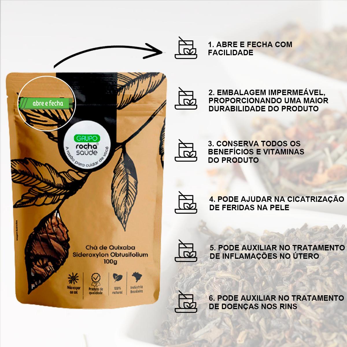 Miniatura Chá De Quixaba - Sideroxylon Obtusifolium - 100G