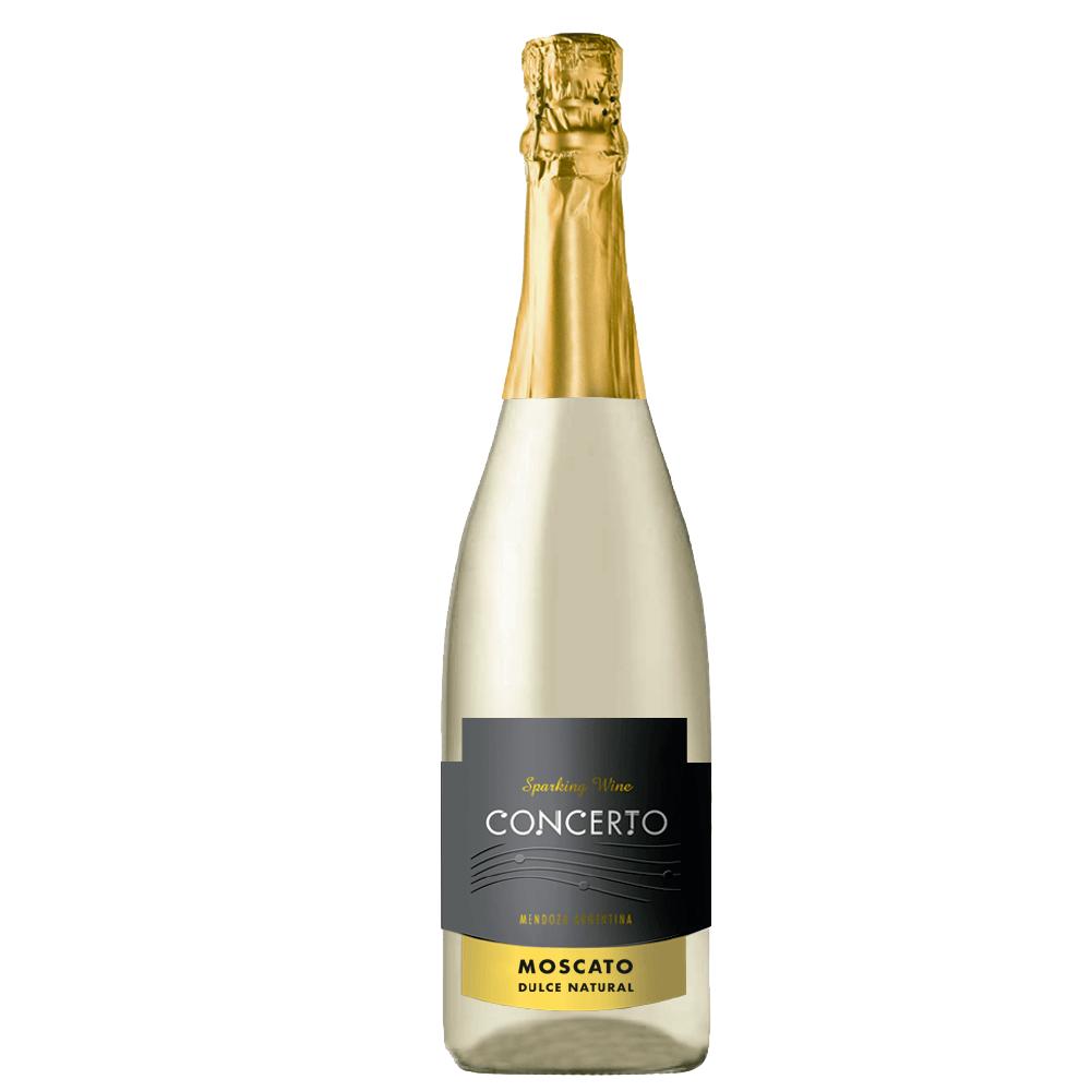 Miniatura Espumante Argentino Concerto Moscatel