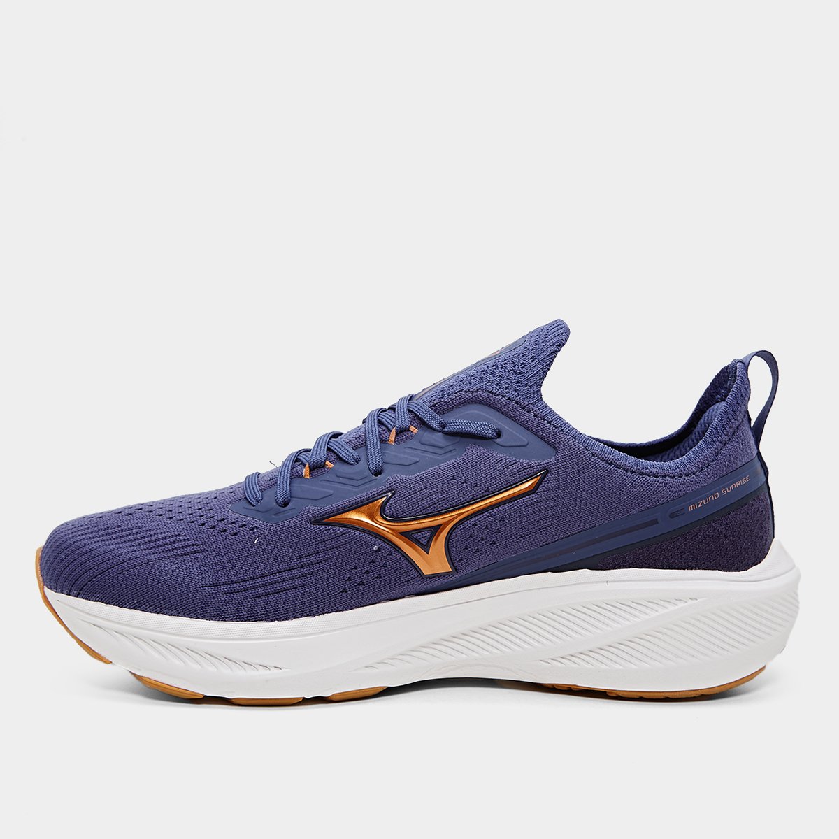 Miniatura Tênis Mizuno Sunrise Feminino Marinho+Caramelo - 34