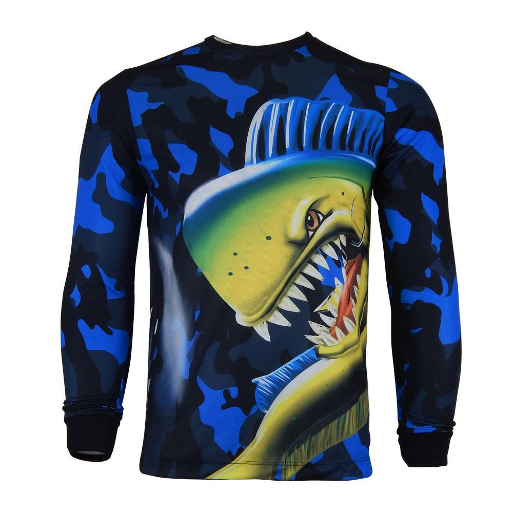 Miniatura Camisa Quisty Pesca Esportiva Dourado Do Mar Infantil 6