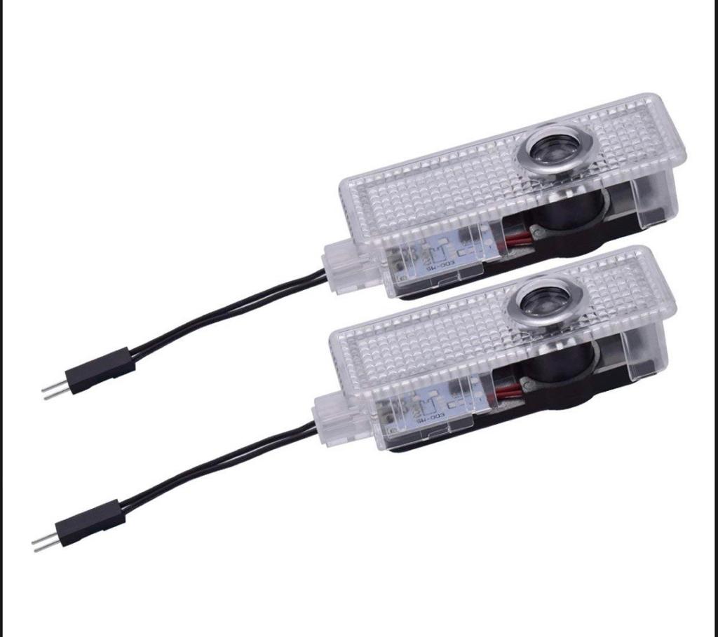 Miniatura Projetor Porta Carro Luz Led Cortesia Bmw 320i 328i 335i X1