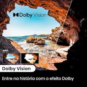 Smart TV 50” Hisense 50A6N DLED 4K UHD HDR10+ Dolby Vision Controle por Voz Alexa AirPlay