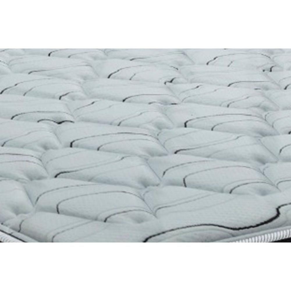 Miniatura Cama Box Solteiro: Colchão Molas Superpocket Ensacadas Ortobom Elegant + Base Crc Suede Black (88x188)
