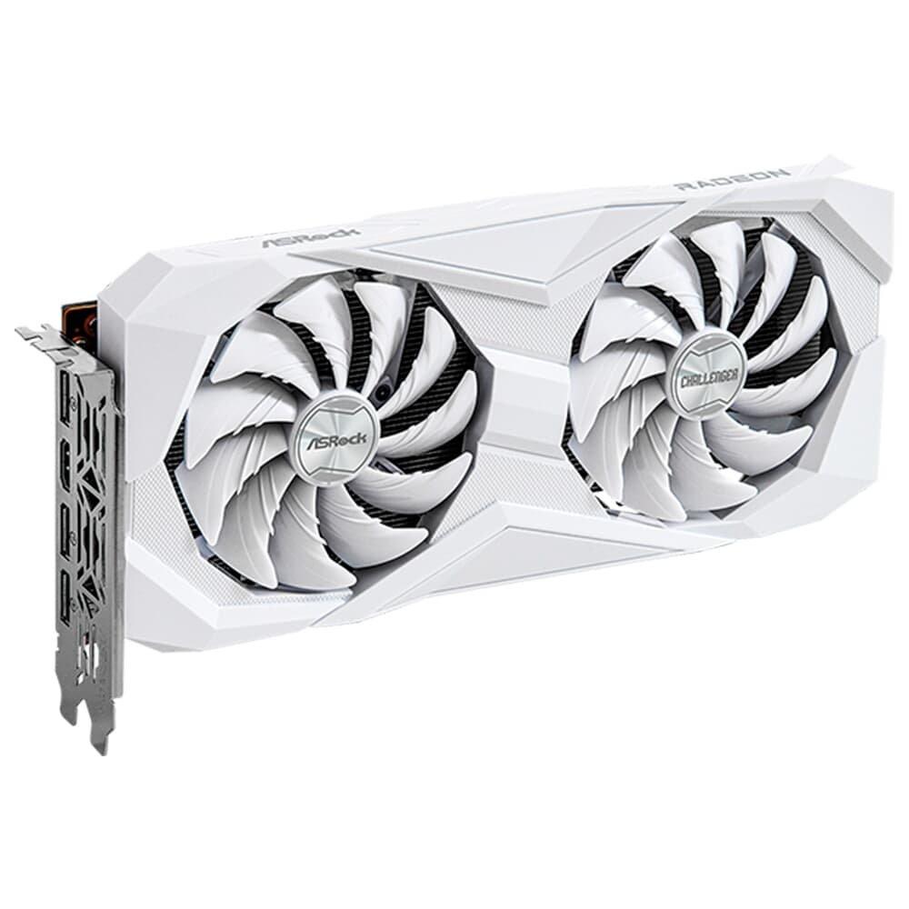 Miniatura Placa de Vídeo ASRock RX 6600 Challenger White AMD Radeon, 8GB, GDDR6, DirectX 12 Ultimate, RDNA 2 - 90-GA4UZZ-00UANF