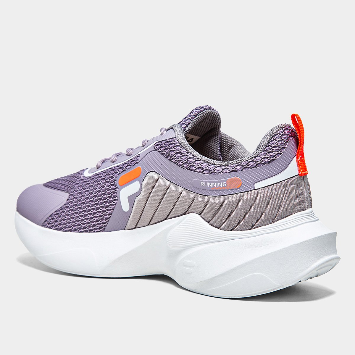 Miniatura Tênis Infantil Fila Progress Roxo+Cinza - 26