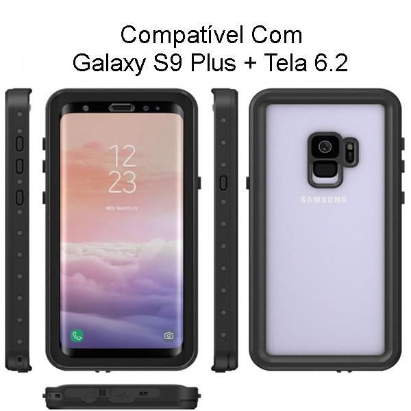 Capa S9 + Plus A Prova De Água Anti Shock 100 % Vedada Queda