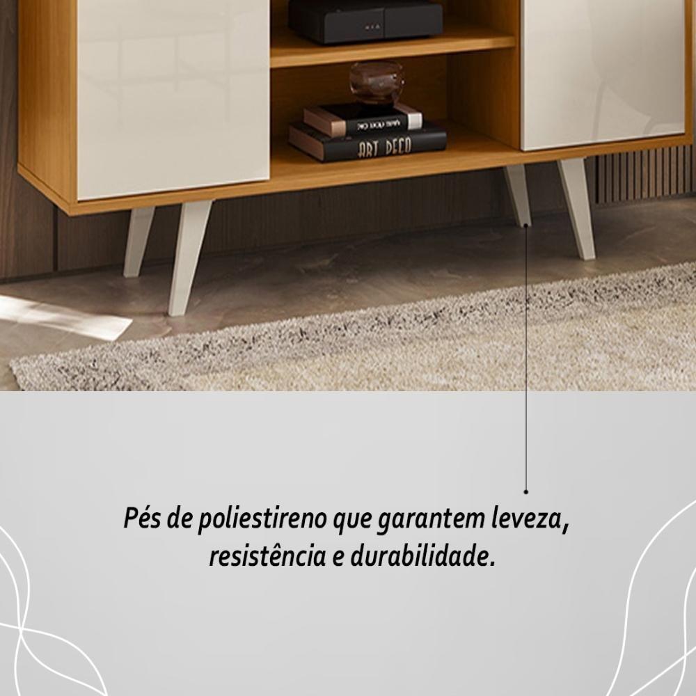 Rack Bancada 2 Portas Lisboa Cinamomo Off White