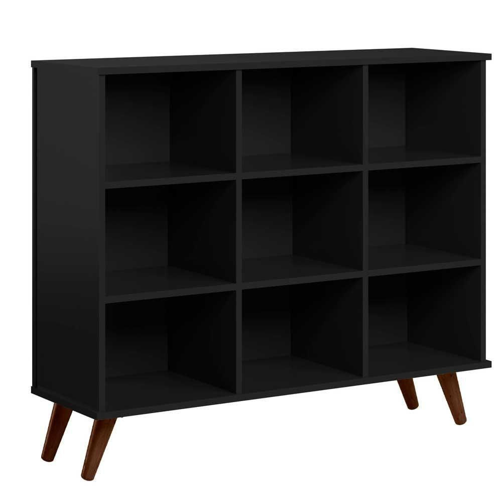 Miniatura Nicho Organizador Retrô Preto Qmovi