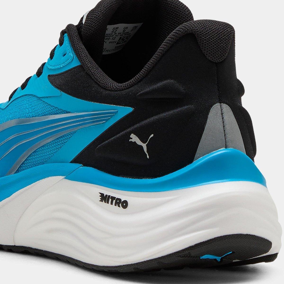 Tênis Puma Electrify Nitro 4 Masculino Azul+Preto - 37