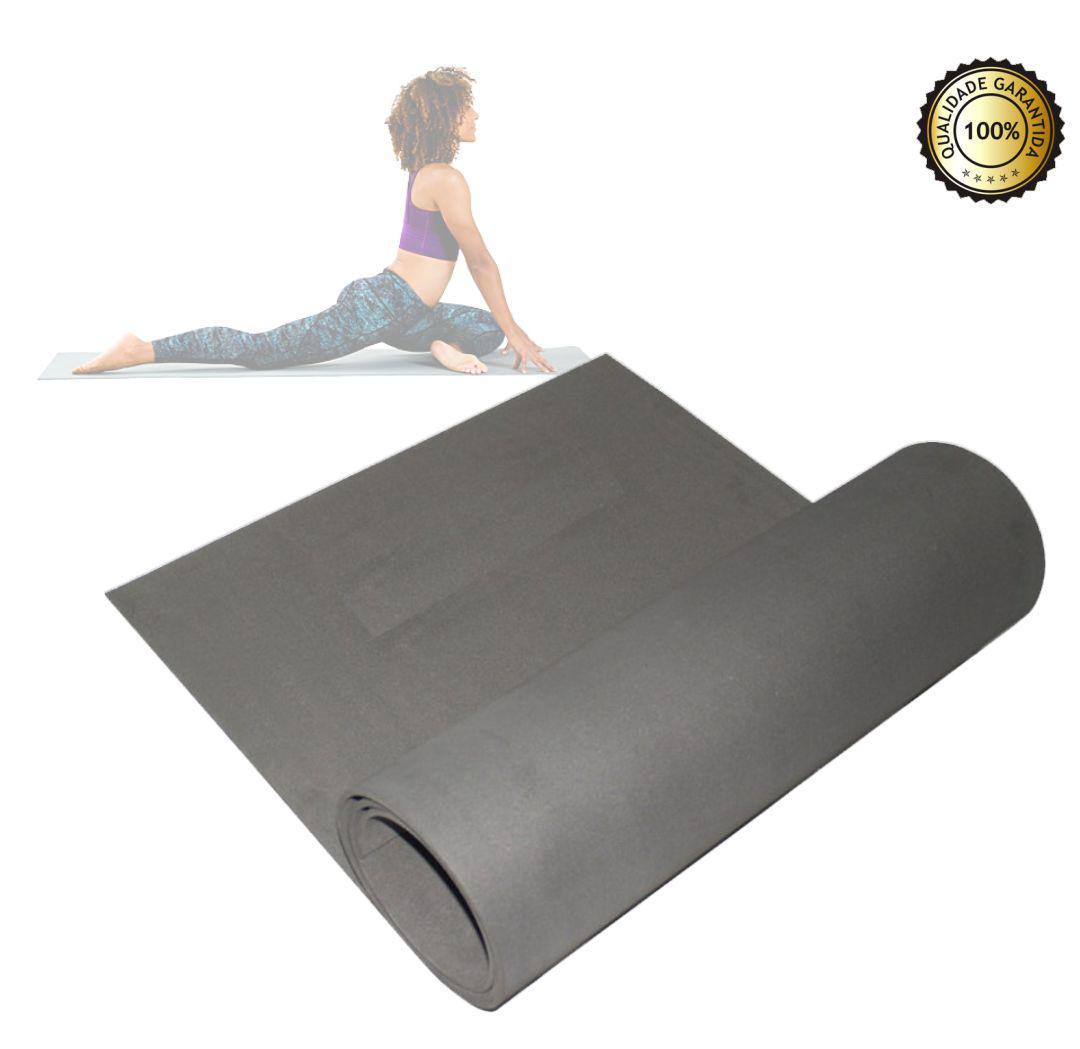 Miniatura Tapete Em Eva Mat Para Yoga Pilates 180 X 60 Cm X 5Mm Azul