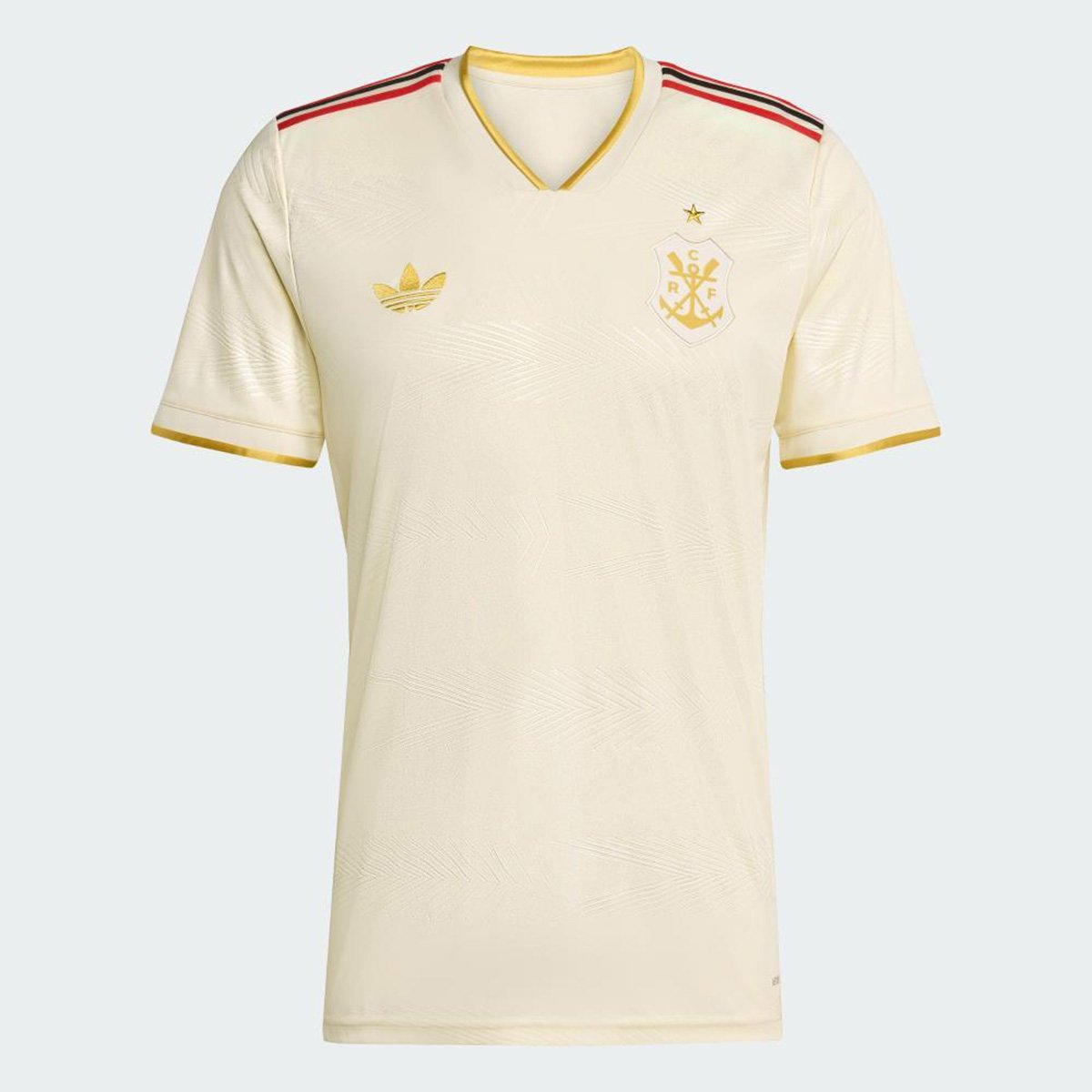 Miniatura Camisa Flamengo III 25/26 Torcedor Adidas Masculina Off White - EGG