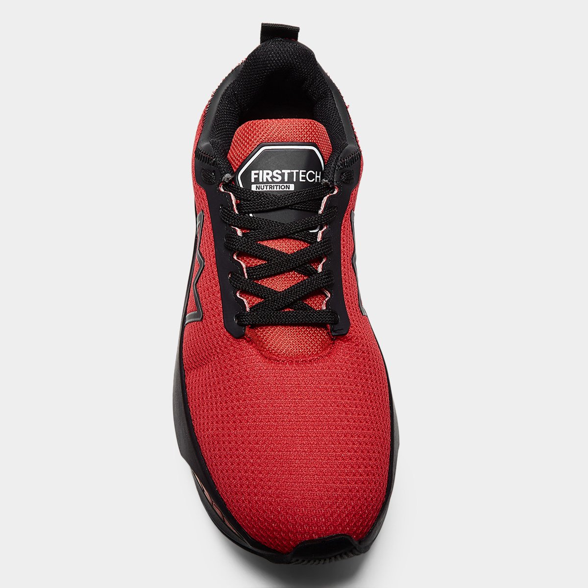 Miniatura Tênis First T191 Masculino Preto+Vermelho - 40