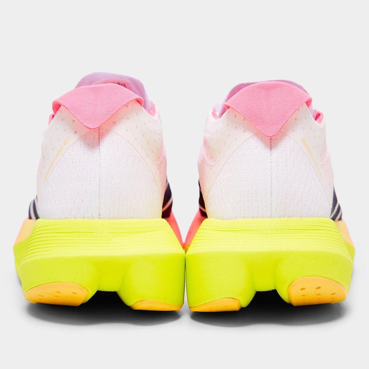 Miniatura Tênis Adidas Adizero Drive Rc Feminino Branco+Amarelo - 34