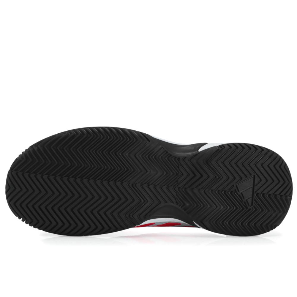 Miniatura Tênis Adidas Gamecourt 2.0 Branco Vermelho e Preto 37