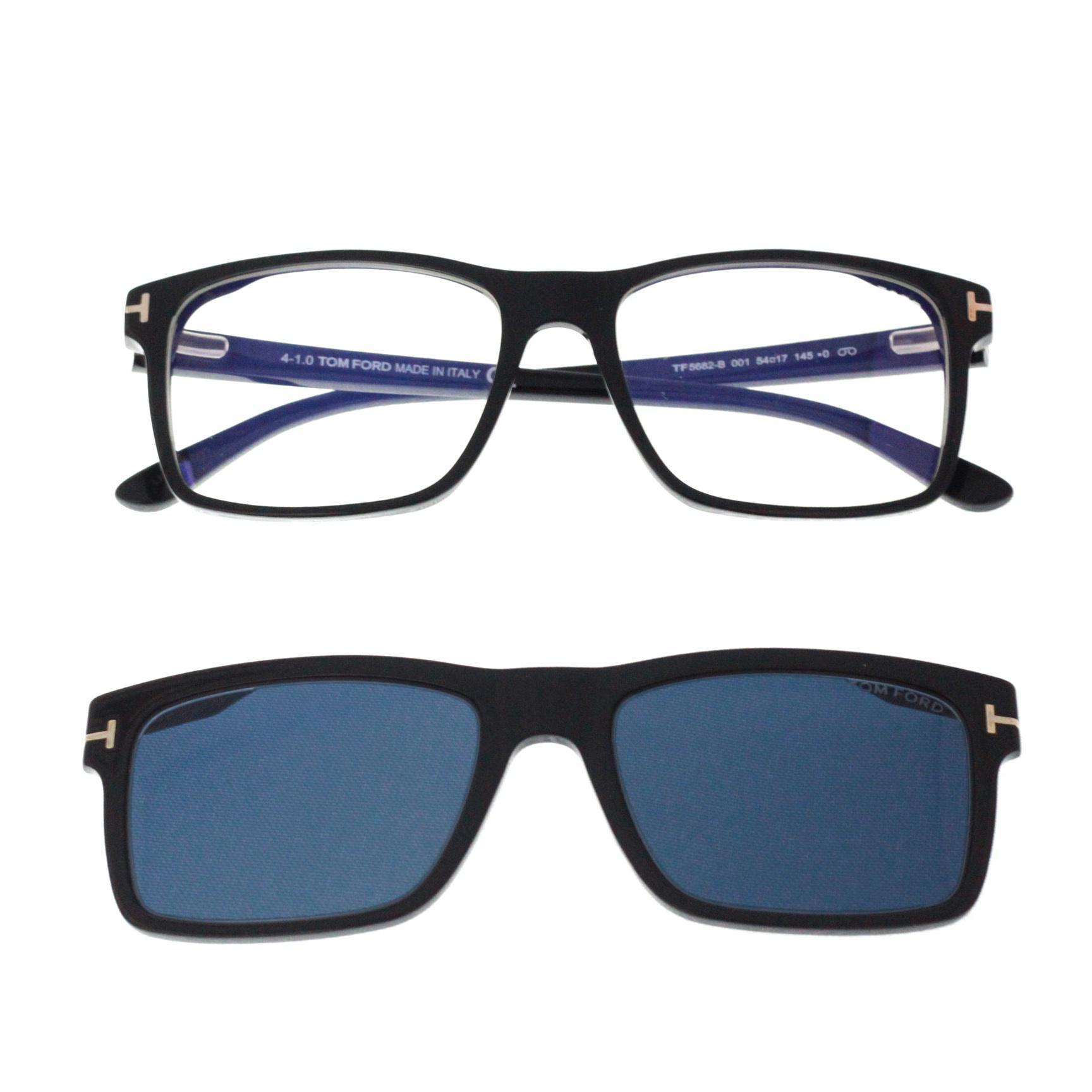 Miniatura Tom Ford 5682-B/V 001 Óculos De Grau