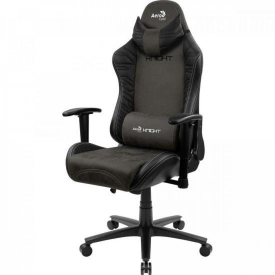 Miniatura Cadeira Gamer Knight Iron Black Reclinável Aerocool Preta Preto - Cadeira - Aerocool - Gamer