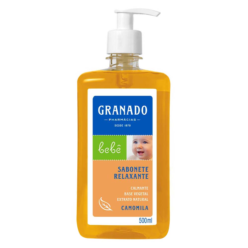 Miniatura Sabonete Líquido Infantil Granado Bebê - Camomila 500ml