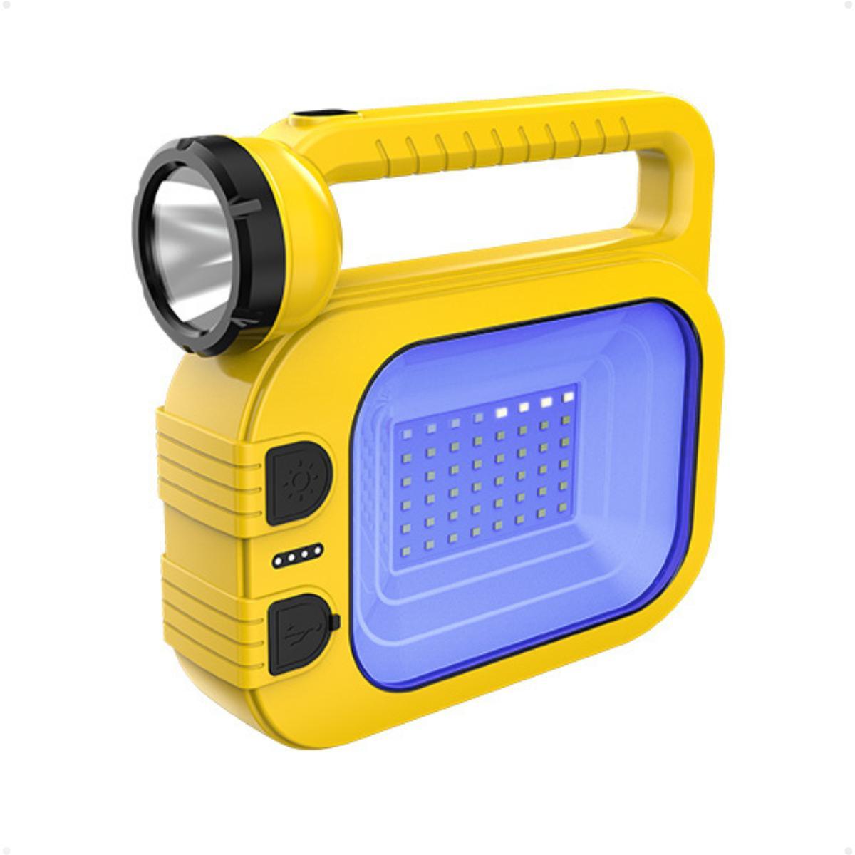 Miniatura Lanterna Taschibra Led Hudson Solar Ip44 Regarregavel