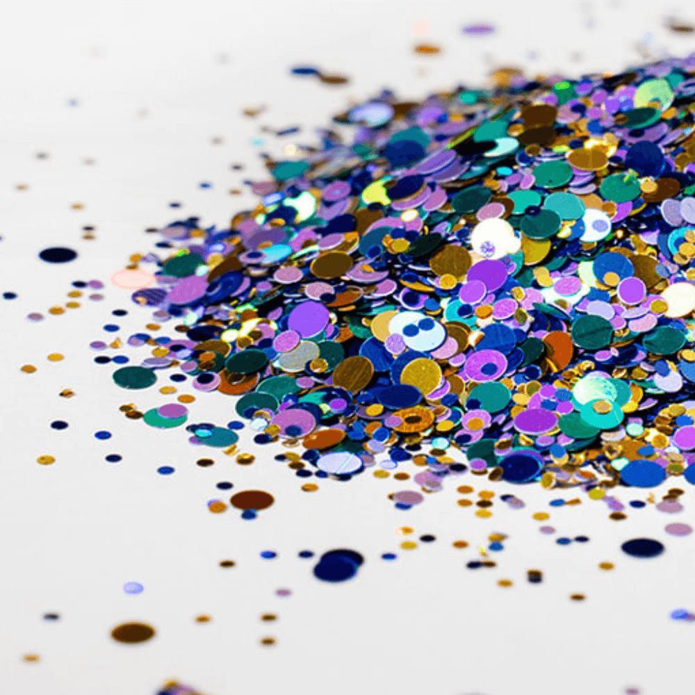 Miniatura Glitter Em Flocos Flores Ag 50G