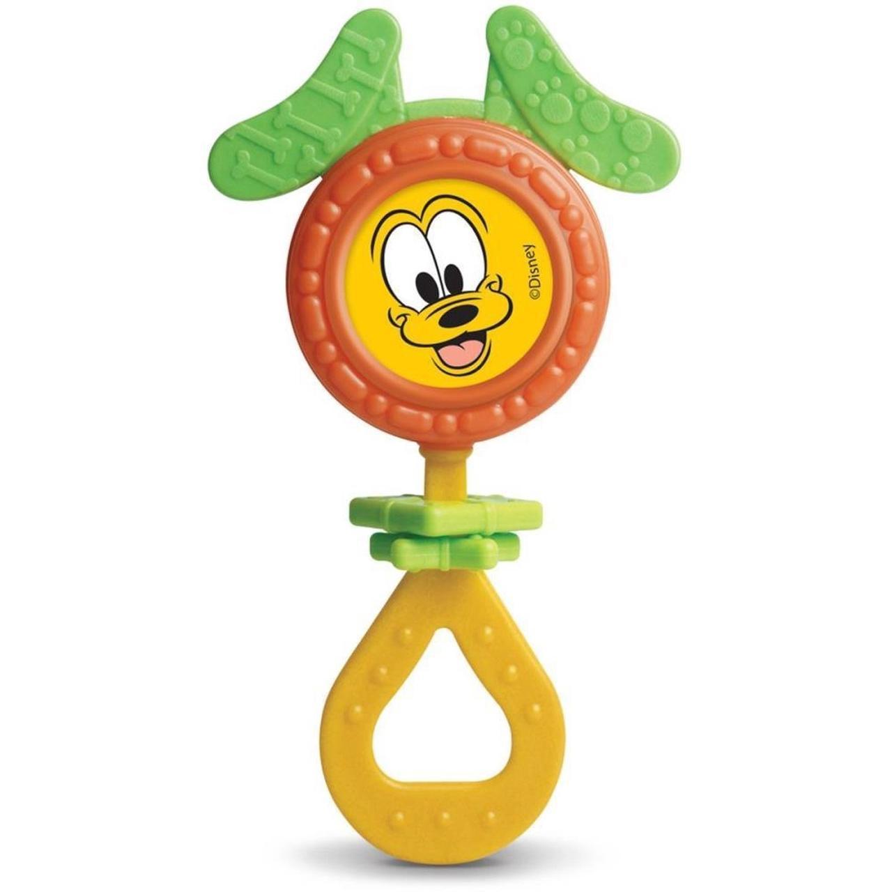Miniatura Chocalho E Mordedor Disney Pluto Baby - Elka 1223