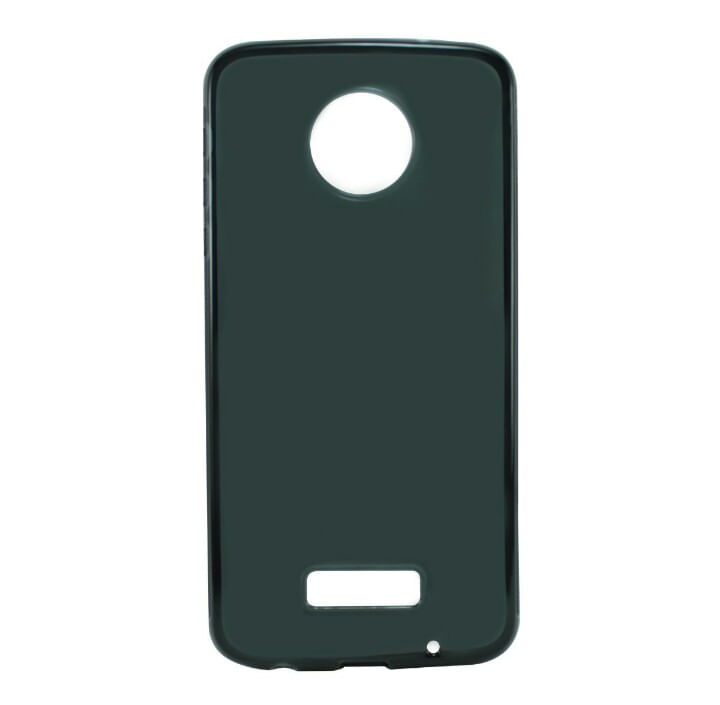 Miniatura Capa Case TPU Fume Motorola Moto Z Play + Película.