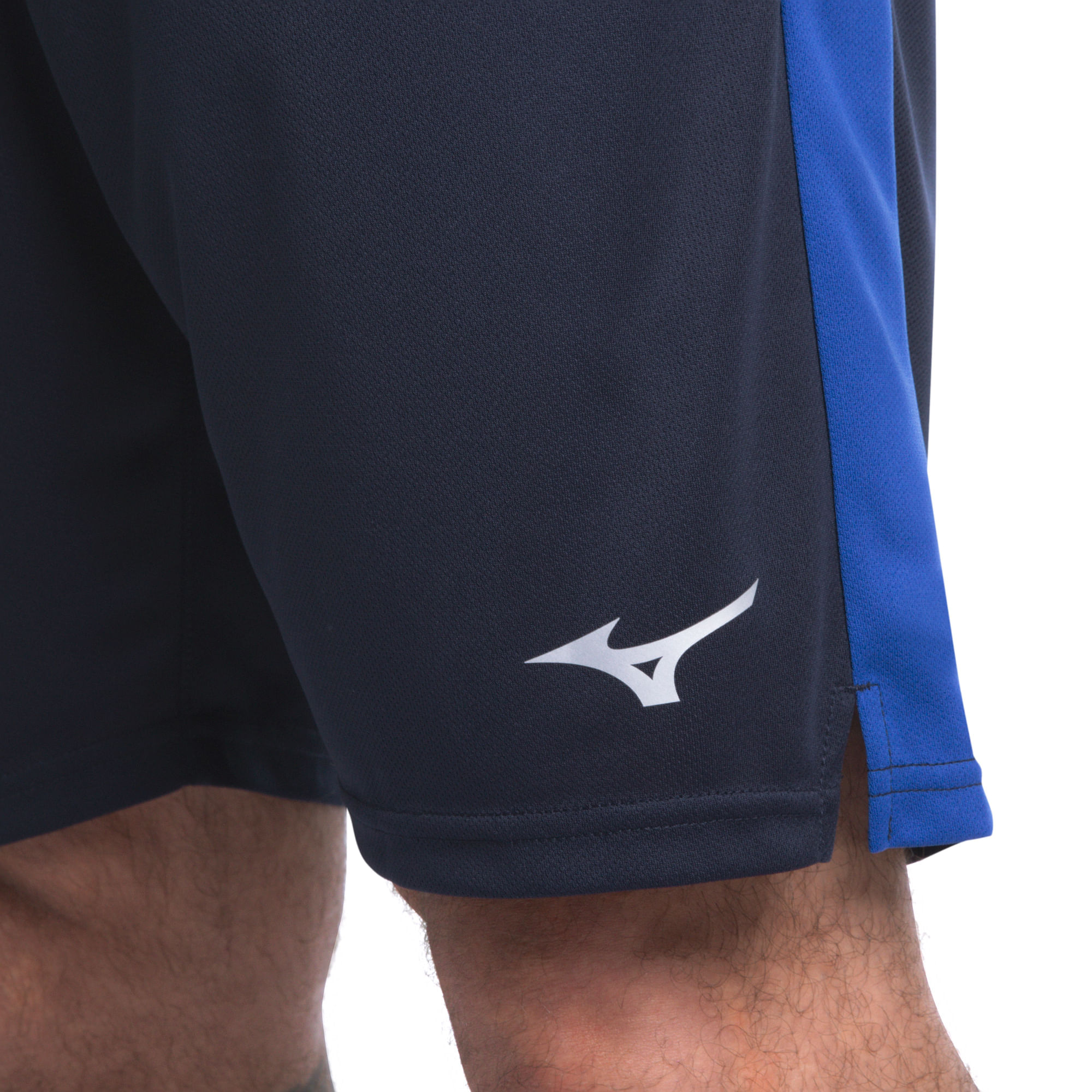 Miniatura Bermuda de Treino Mizuno Root Mesh Masculina G Azul